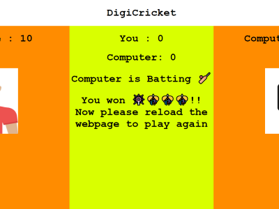 Digicricket reenshot